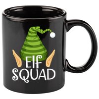 Elf Squad Christmas 11oz C Handle Ceramic Mug