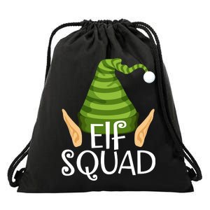 Elf Squad Christmas Drawstring Bag