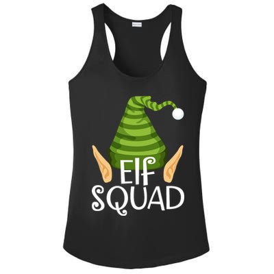 Elf Squad Christmas Ladies PosiCharge Competitor Racerback Tank
