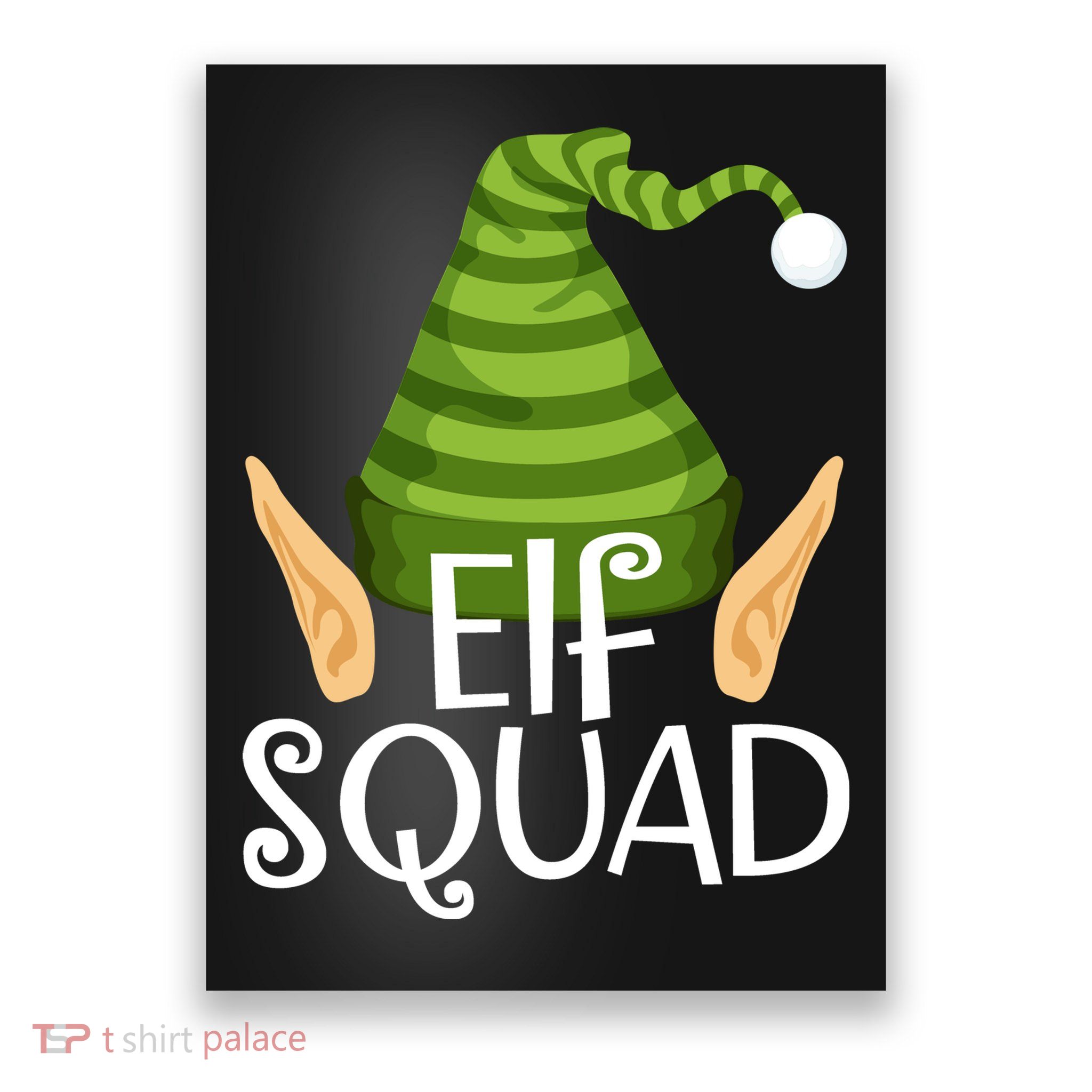 Elf Squad Christmas Poster