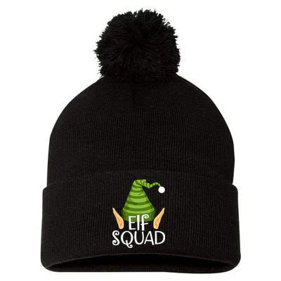 Elf Squad Christmas Pom Pom 12in Knit Beanie