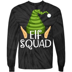 Elf Squad Christmas Tie-Dye Long Sleeve Shirt