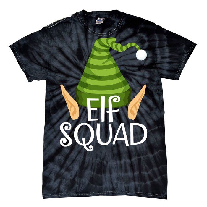 Elf Squad Christmas Tie-Dye T-Shirt