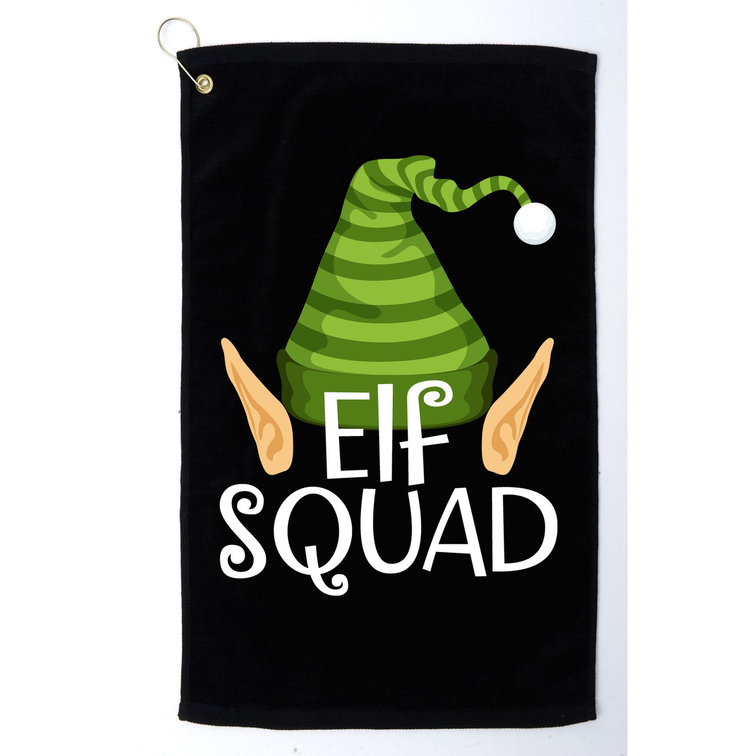 Elf Squad Christmas Golf Towel