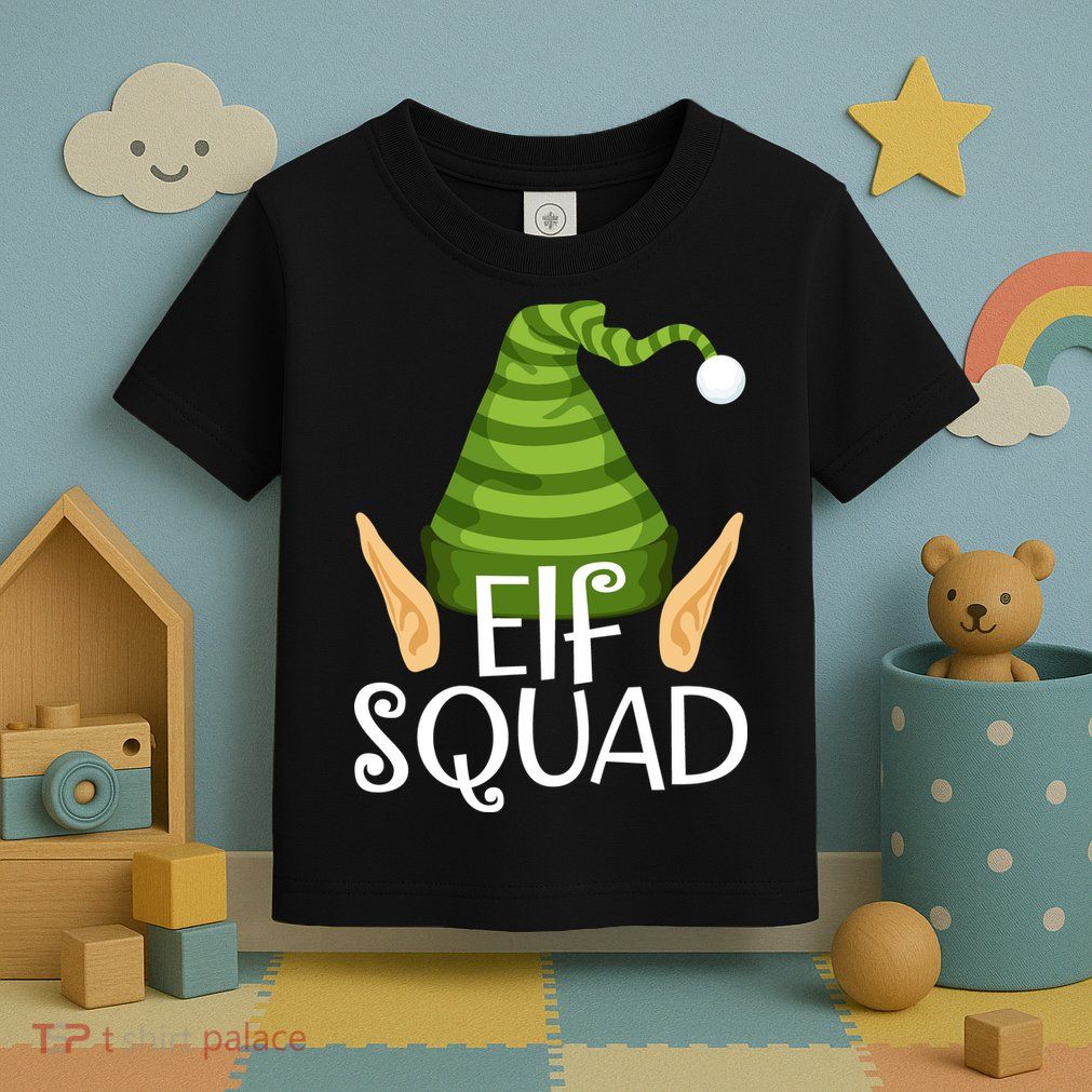 Elf Squad Christmas Toddler T-Shirt