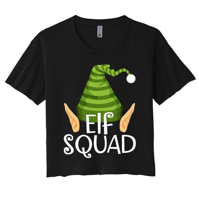Elf Squad Christmas Crop Top