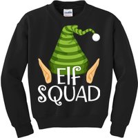 Elf Squad Christmas Kids Sweatshirt