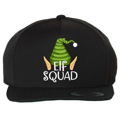 Elf Squad Christmas Wool Snapback Cap