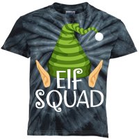 Elf Squad Christmas Kids Tie-Dye T-Shirt