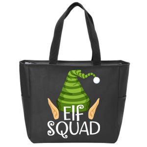 Elf Squad Christmas Zip Tote Bag