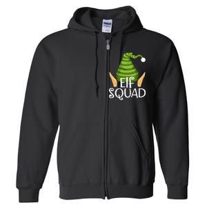 Elf Squad Christmas Full Zip Hoodie