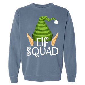 Elf Squad Christmas Garment-Dyed Sweatshirt