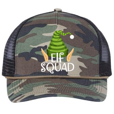 Elf Squad Christmas Retro Rope Trucker Hat Cap