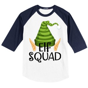 Elf Squad Christmas Baseball Sleeve Shirt