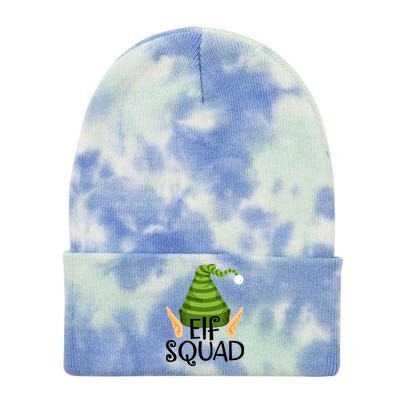 Elf Squad Christmas Tie Dye 12in Knit Beanie