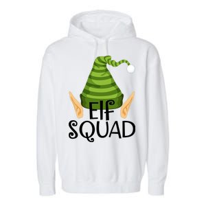 Elf Squad Christmas Garment-Dyed Fleece Hoodie