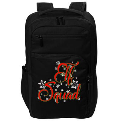 Elf Squad Funny Christmas Elf Impact Tech Backpack