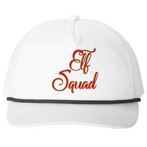 Elf Squad Funny Christmas Elf Snapback Five-Panel Rope Hat