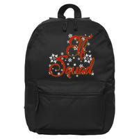 Elf Squad Funny Christmas Elf 16 in Basic Backpack