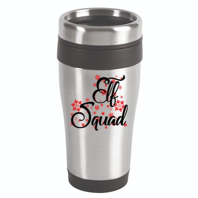 Elf Squad Funny Christmas Elf 16oz Travel Tumbler