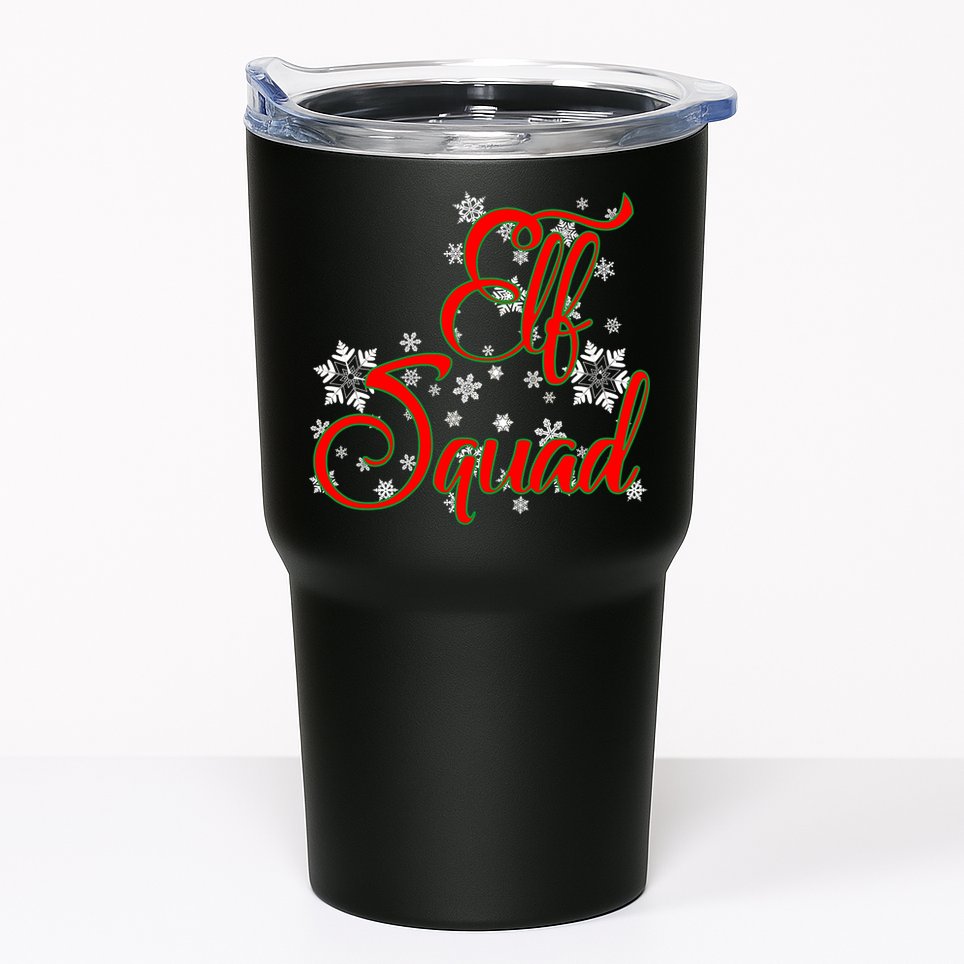 Elf Squad Funny Christmas Elf Tumbler