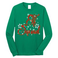 Elf Squad Funny Christmas Elf Long Sleeve Shirt