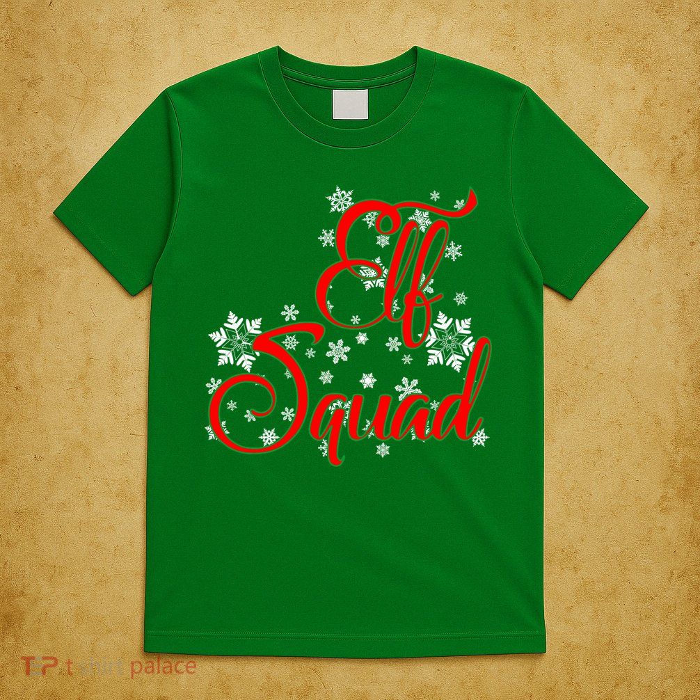 Elf Squad Funny Christmas Elf T-Shirt