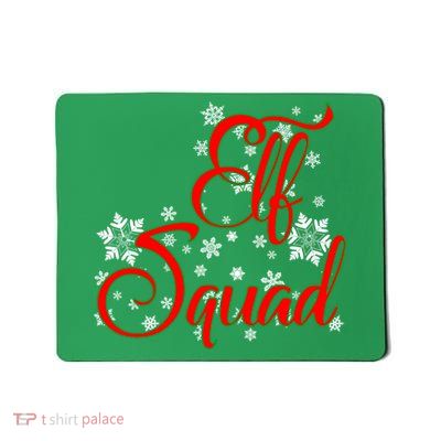 Elf Squad Funny Christmas Elf Mousepad
