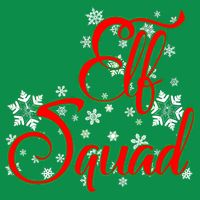 Elf Squad Funny Christmas Elf Kids Sweatshirt