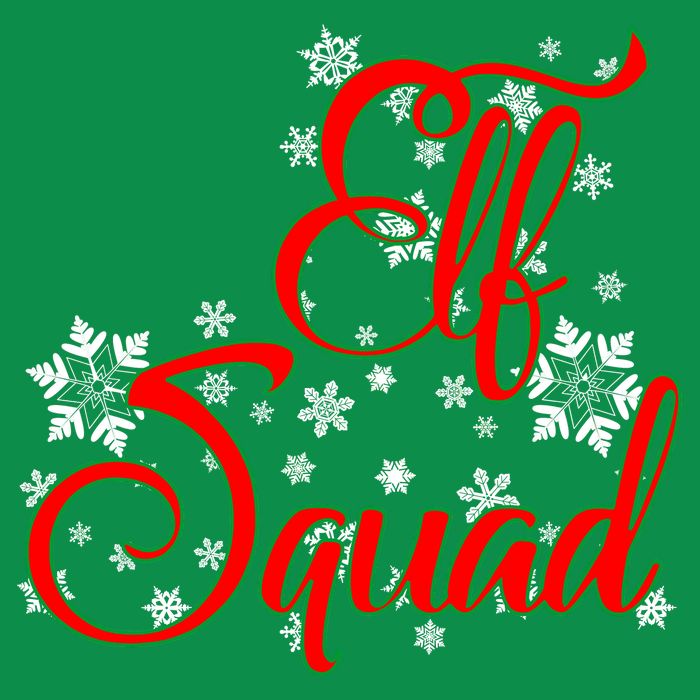Elf Squad Funny Christmas Elf Kids Sweatshirt