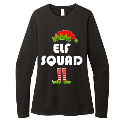 Elf Squad Funny Christmas Elves Womens CVC Long Sleeve Shirt