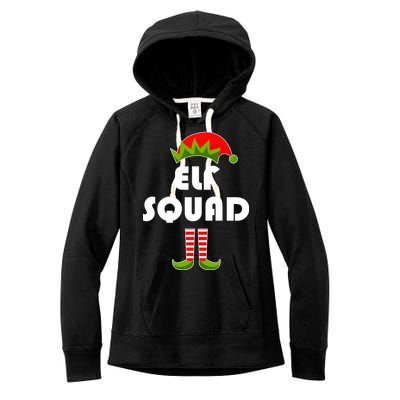 Elf Squad Funny Christmas Elves Women's Fleece Hoodie