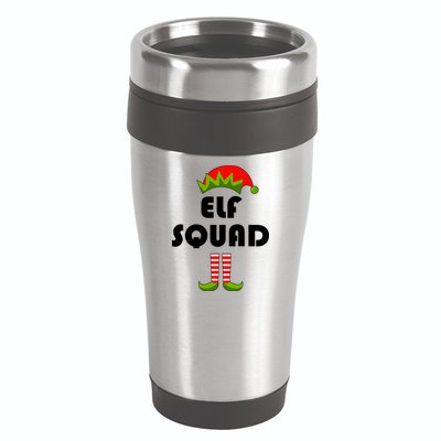 Elf Squad Funny Christmas Elves 16oz Travel Tumbler