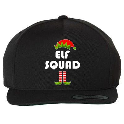 Elf Squad Funny Christmas Elves Wool Snapback Cap