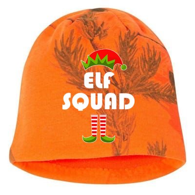 Elf Squad Funny Christmas Elves Kati - Camo Knit Beanie