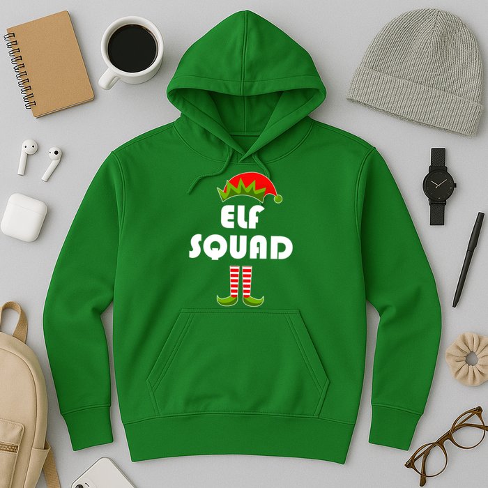 Elf Squad Funny Christmas Elves Hoodie