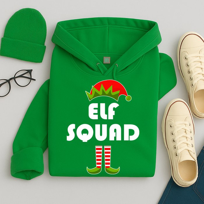 Elf Squad Funny Christmas Elves Hoodie
