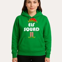 Elf Squad Funny Christmas Elves Hoodie