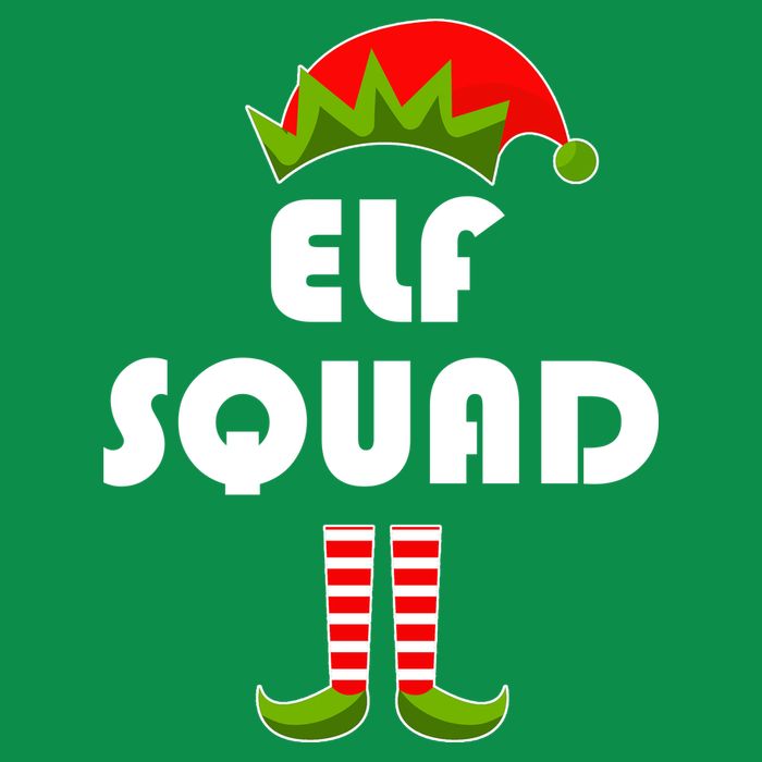 Elf Squad Funny Christmas Elves Long Sleeve Shirt