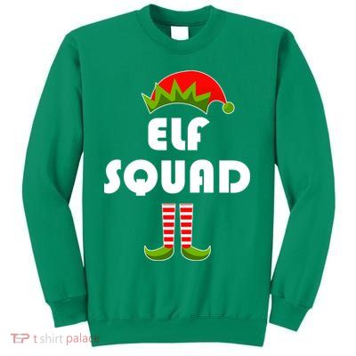 Elf Squad Funny Christmas Elves Sweatshirt
