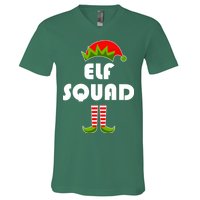 Elf Squad Funny Christmas Elves V-Neck T-Shirt