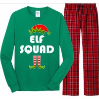 Elf Squad Funny Christmas Elves Long Sleeve Pajama Set