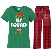 Elf Squad Funny Christmas Elves Women's Flannel Pajama Set