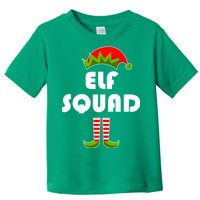 Elf Squad Funny Christmas Elves Toddler T-Shirt