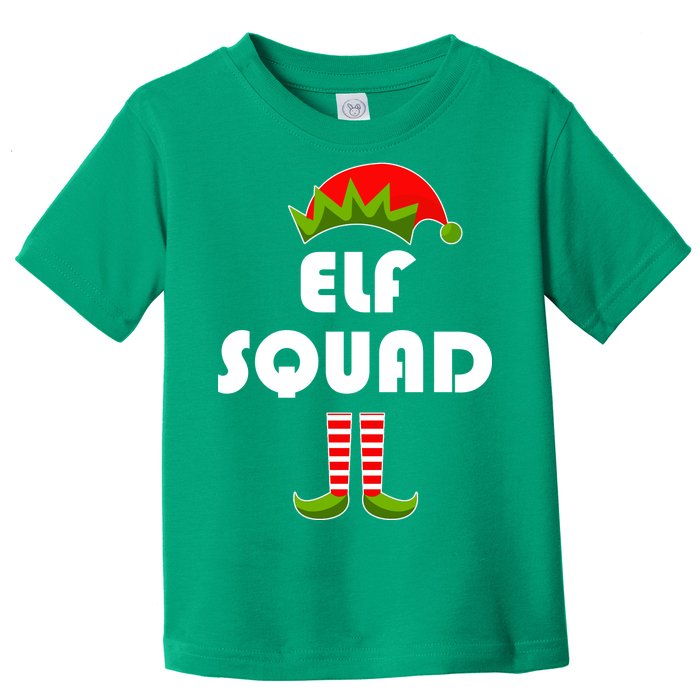 Elf Squad Funny Christmas Elves Toddler T-Shirt