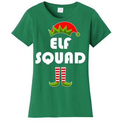 Elf Squad Funny Christmas Elves Women's T-Shirt