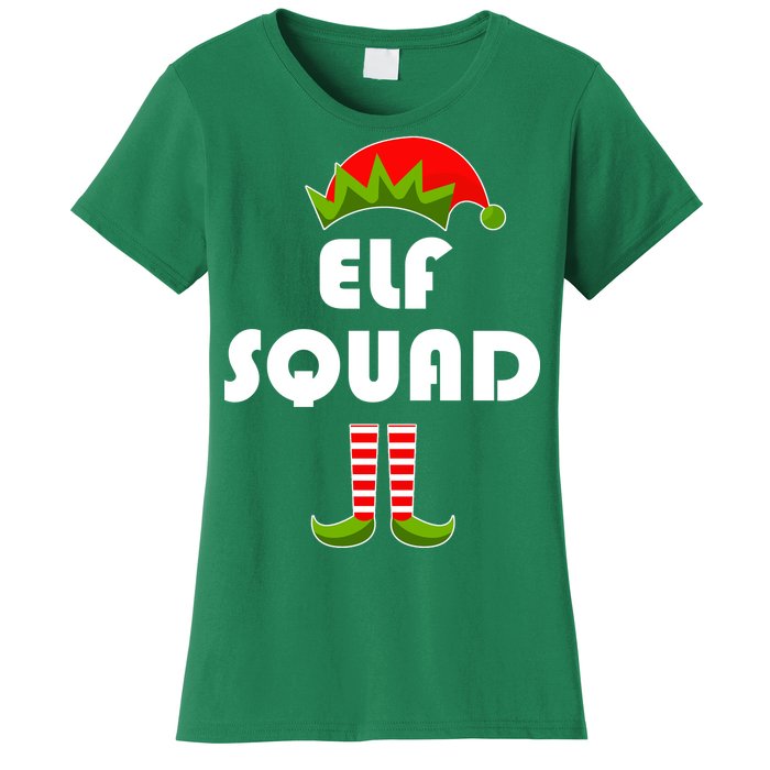 Elf Squad Funny Christmas Elves Women's T-Shirt