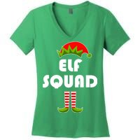 Elf Squad Funny Christmas Elves Women's V-Neck T-Shirt