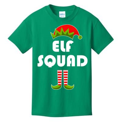 Elf Squad Funny Christmas Elves Kids T-Shirt