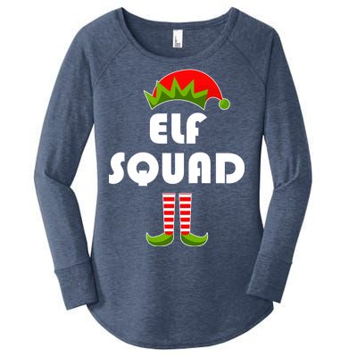 Elf Squad Funny Christmas Elves Women's Perfect Tri Tunic Long Sleeve Shirt